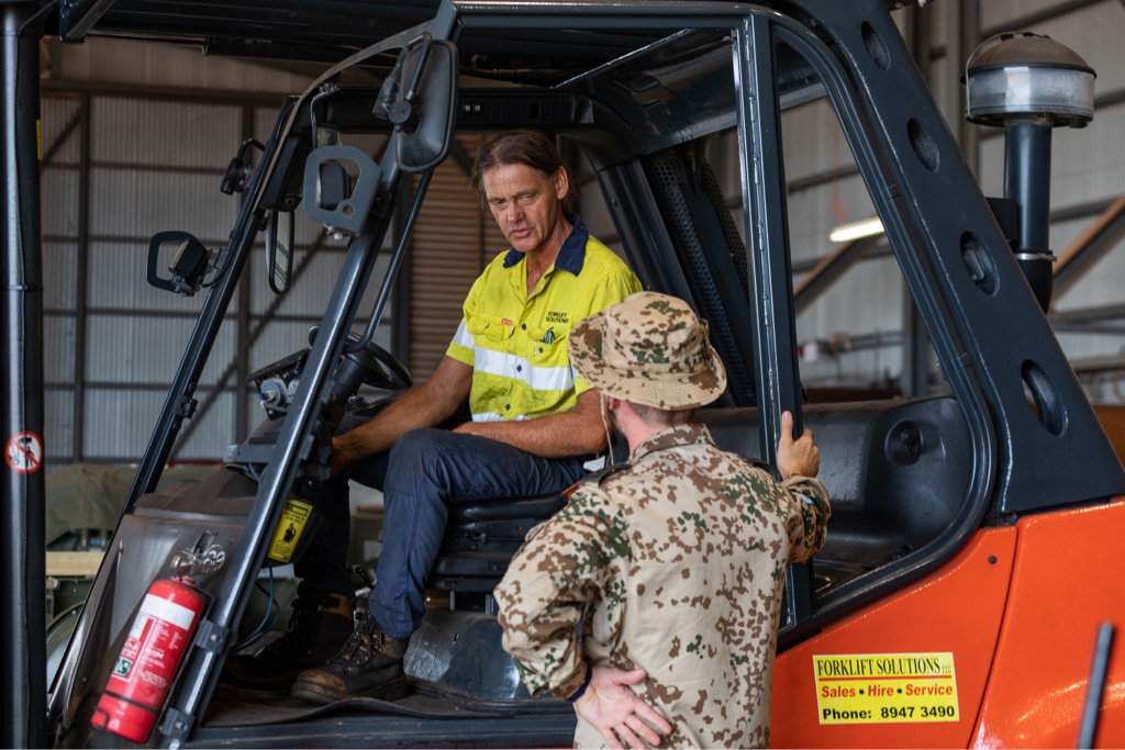 Linde Forklift German Air Force and Forklift Solutions