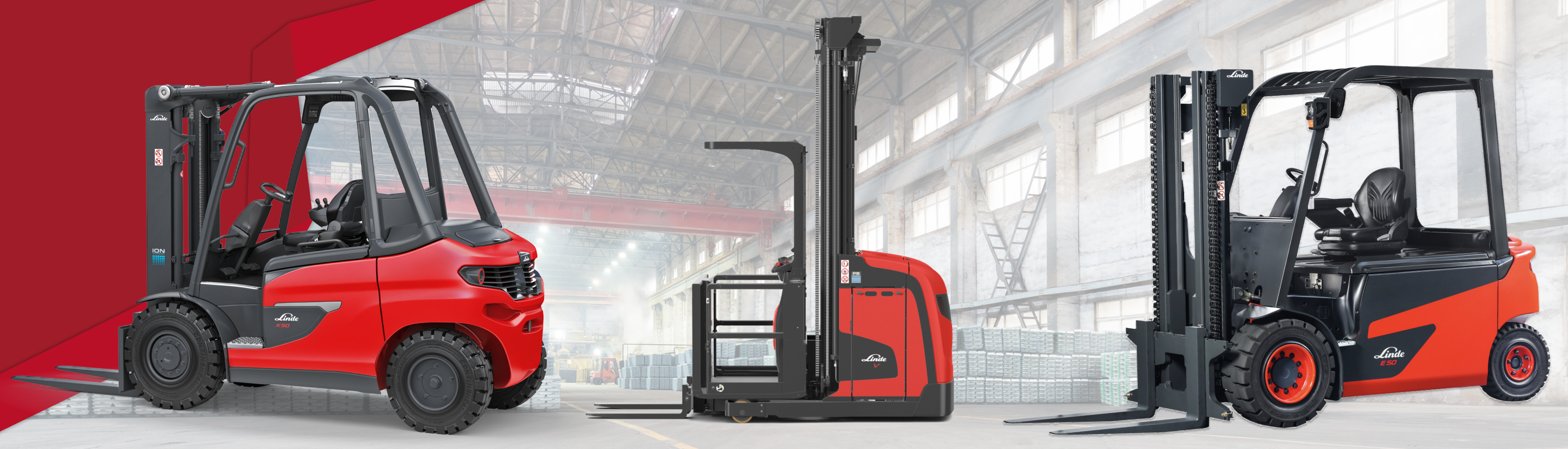 Linde E50, V series and X50